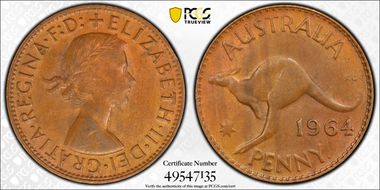 1964 Y. (p) 1D AU58BN