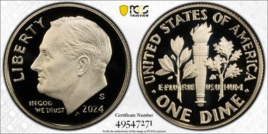 2024-S 10C First Strike PR70DCAM