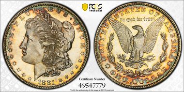 1881-S $1 MS65