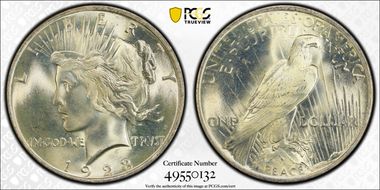 1923 $1 MS67+