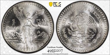 1987-Mo Onza Libertad Ag - DDO MS67