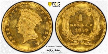 1878 G$1 MS64