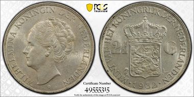 1932 2 1/2 G Normal Hair AU58