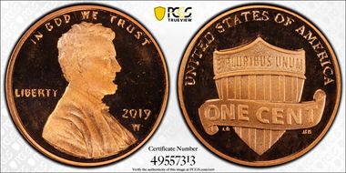 2019-W 1C Shield PR67DCAM