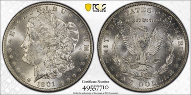1901-O $1 MS64