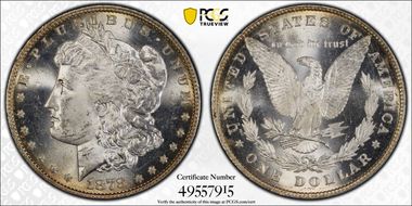 1878 8TF $1 MS64