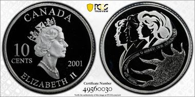 2001 10C Year of Volunteers PR69DCAM