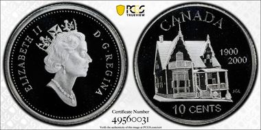 2000 10C Credit Union PR70DCAM