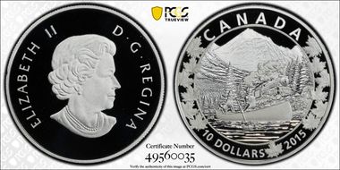 2015 $10 Wondrous West PR70DCAM
