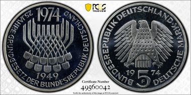 1974-F 5 Mk Constitutional Law KM-138 PR68DCAM