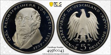 1981-G 5 Mk vom Stein PR69DCAM