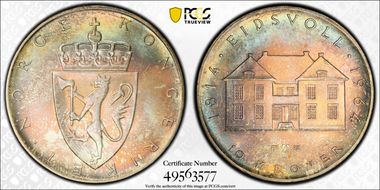 1964 10 Kr Constitution MS66