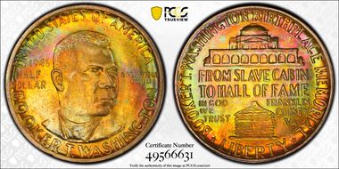 1946 50C Booker T. Washington MS68