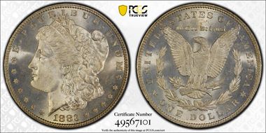 1883 $1 MS67