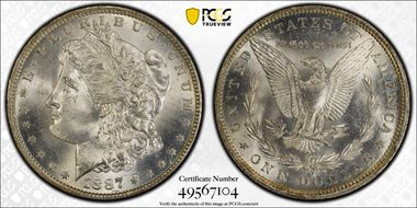 1887-O $1 MS65