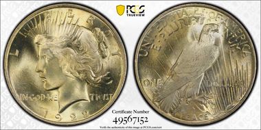 1922 $1 MS66+ 
