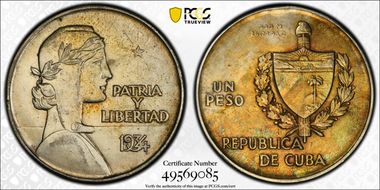 1934 Peso ABC KM-22 AU53