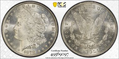 1878 7/8TF $1 Weak MS66