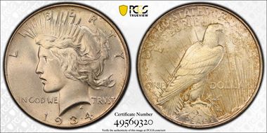 1934 $1 MS67