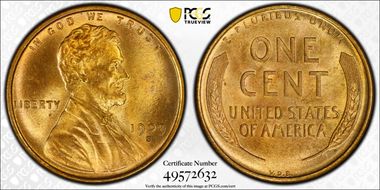 1909-S VDB 1C MS65RB