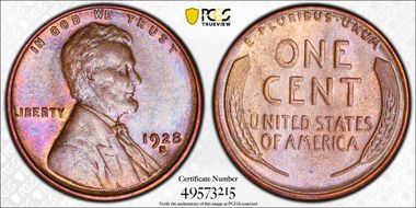 1928-S 1C MS64BN
