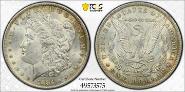 1884-O/O $1 VAM 10 MS63