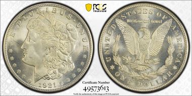 1921-S $1 MS66+