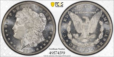 1880-S $1 MS64