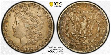 1889-CC $1 XF40