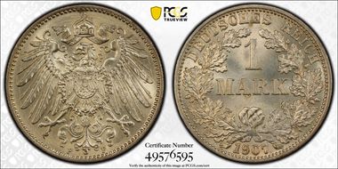 1907-F Mark J-17 MS66