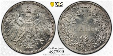 1907-A Mark J-17 MS65