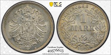 1875-D Mark J-9 MS64