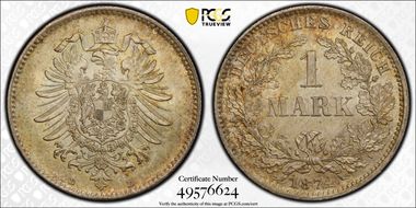 1874-D Mark J-9 MS65