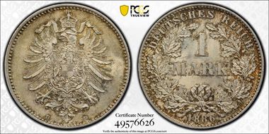 1886-D Mark J-9 MS65