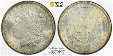 1881-CC $1 MS63