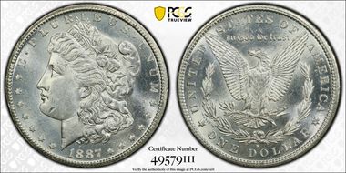 1887-S $1 MS61