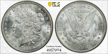 1891-CC $1 MS63