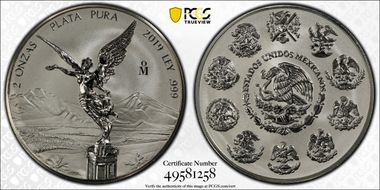 2019-Mo 2 Onza Libertad Silver Reverse PR PR70