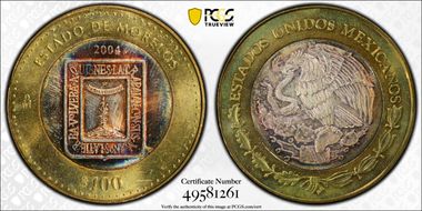 2004-Mo 100 P Morelos MS64