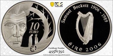 2006 € 10 Samuel Beckett PR69DCAM