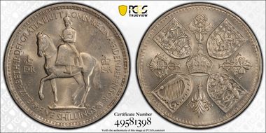 1953 Crown S-4136 Coronation MS63