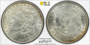 1888-O $1 MS60
