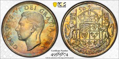 1950 50C Full Design in 0 MS64