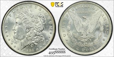 1884-O $1 MS63
