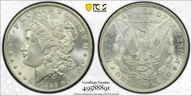 1885-O $1 MS65