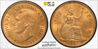 1951 1D S-4117 MS64RB