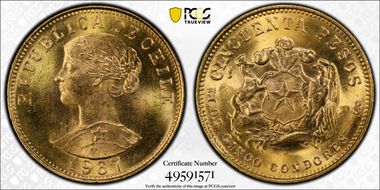 1967-So 50 Peso MS64