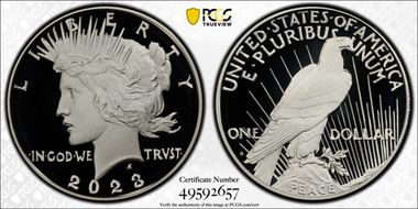 2023-S $1 Peace Dollar PR69DCAM