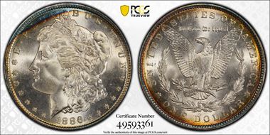 1886 $1 MS66