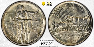 1938-D 50C Oregon MS66